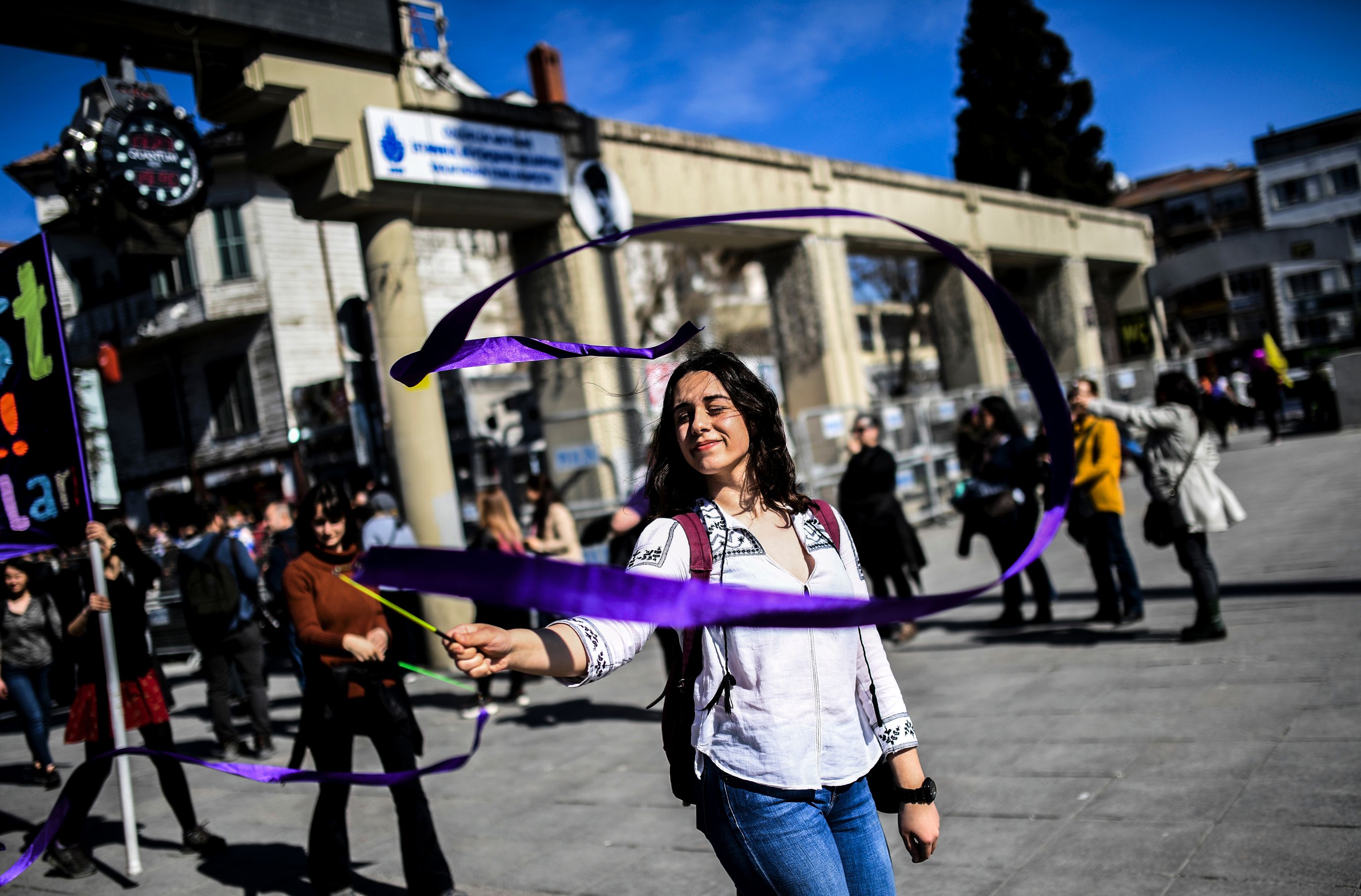 In Pictures: World women day preparations in Turkey