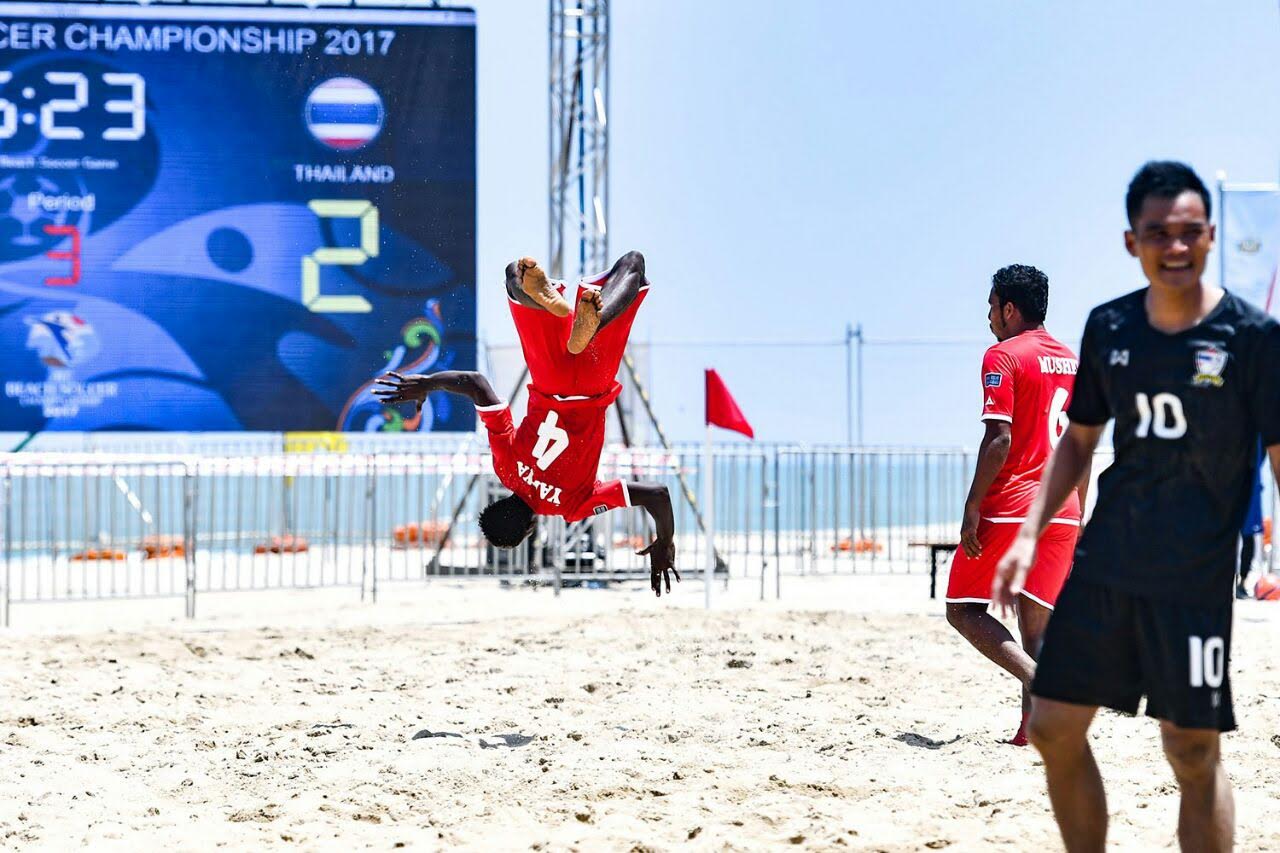 بصعوبة..منتخبنا يتجاوز تايلند في المهمة الأولى بكأس آسيا لكرة القدم الشاطئية