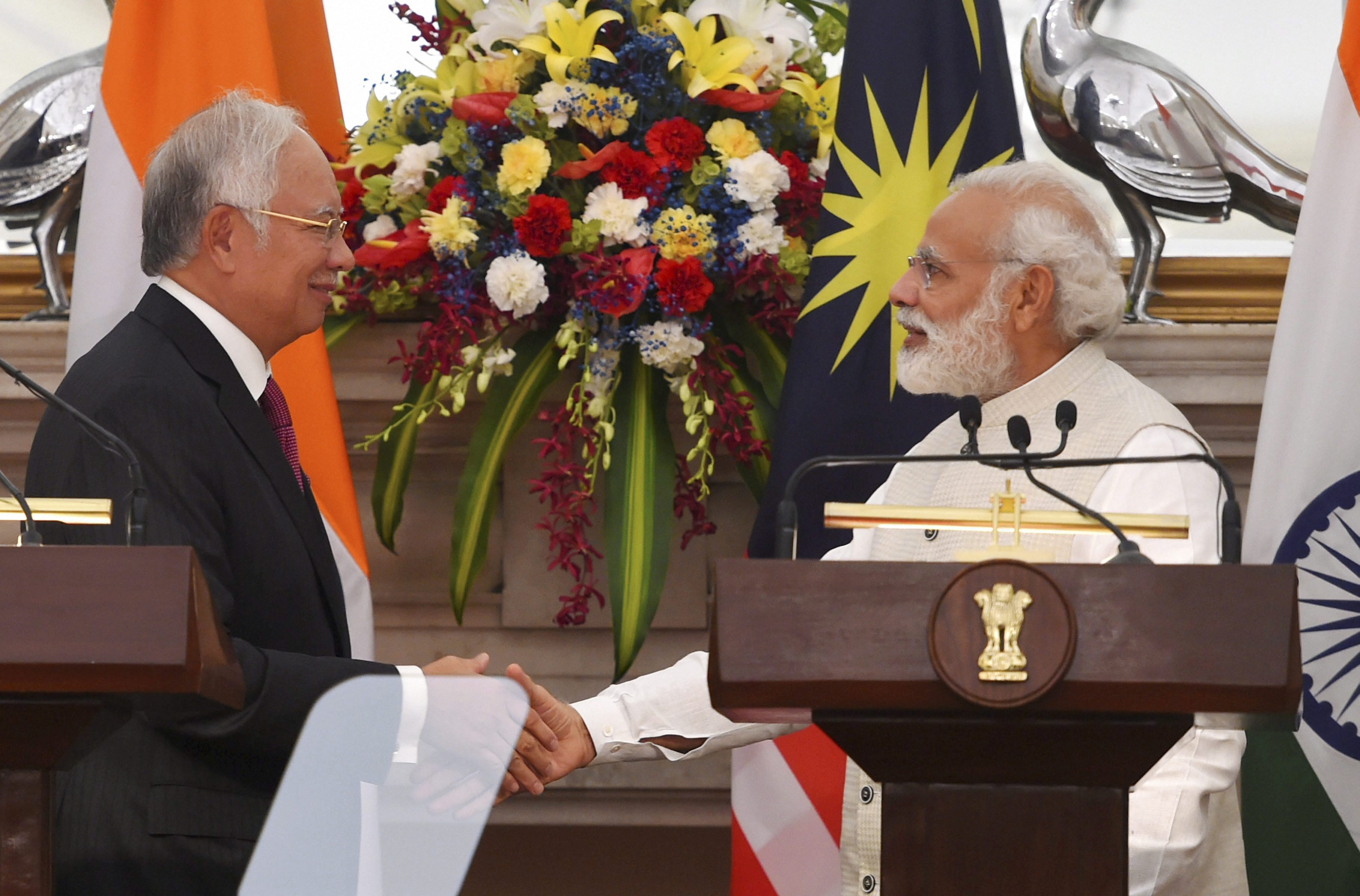 India, Malaysia sign seven pacts