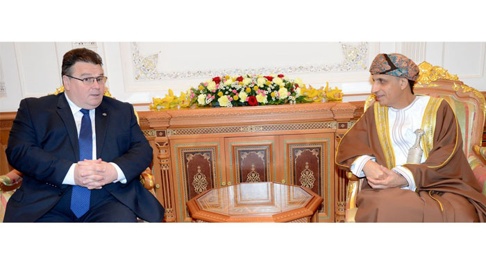 Sayyid Fahd receives Lithuanian foreign affairs minister in Oman