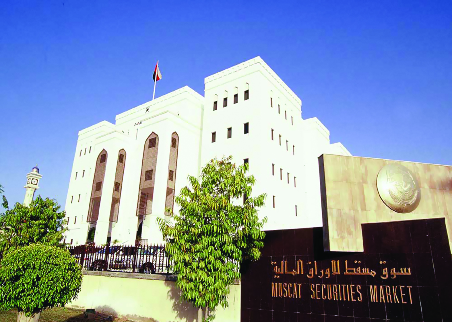 مجالات ارتفاع محدودة لمؤشر سوق مسقط