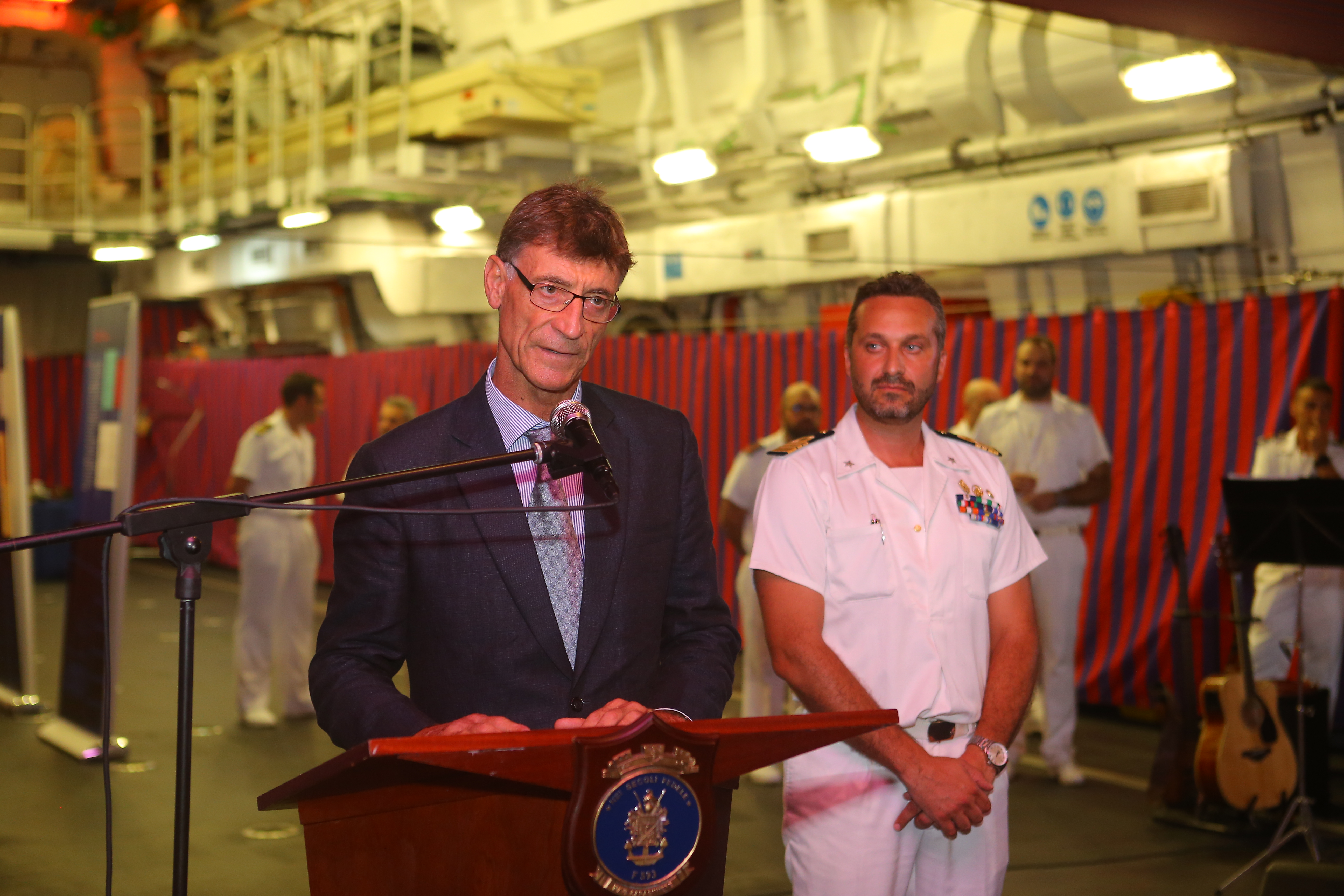 Italian ship visits Oman on goodwill trip