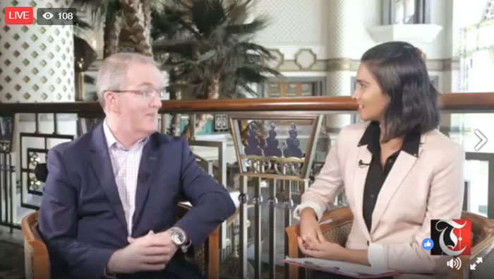 Times TV's Lunchtime Live with Paul Murphy, General Manager of Grand Hyatt