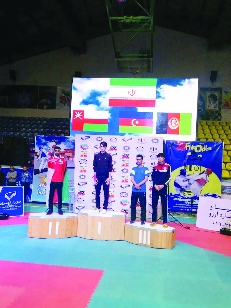 منتخب التايكوندو يظفر بفضية بطولة الفجر الدولية بجمهورية إيران