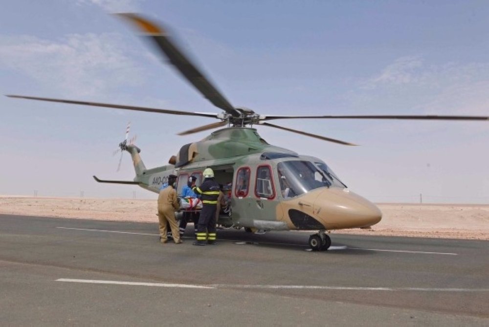 Royal Air Force of Oman airlifts British sailor