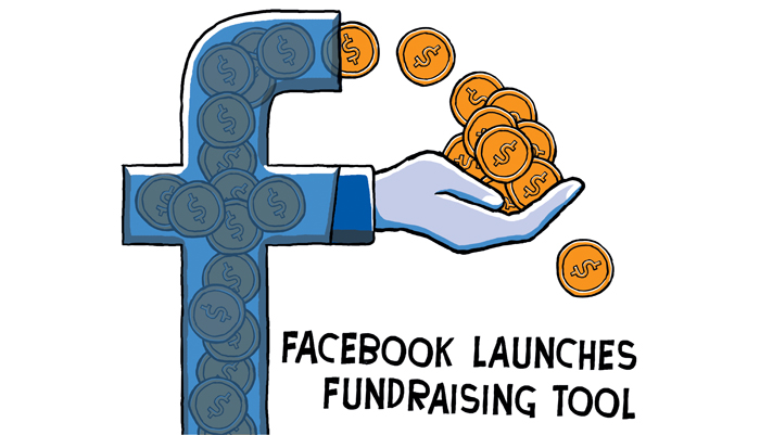 Facebook fundraising tool