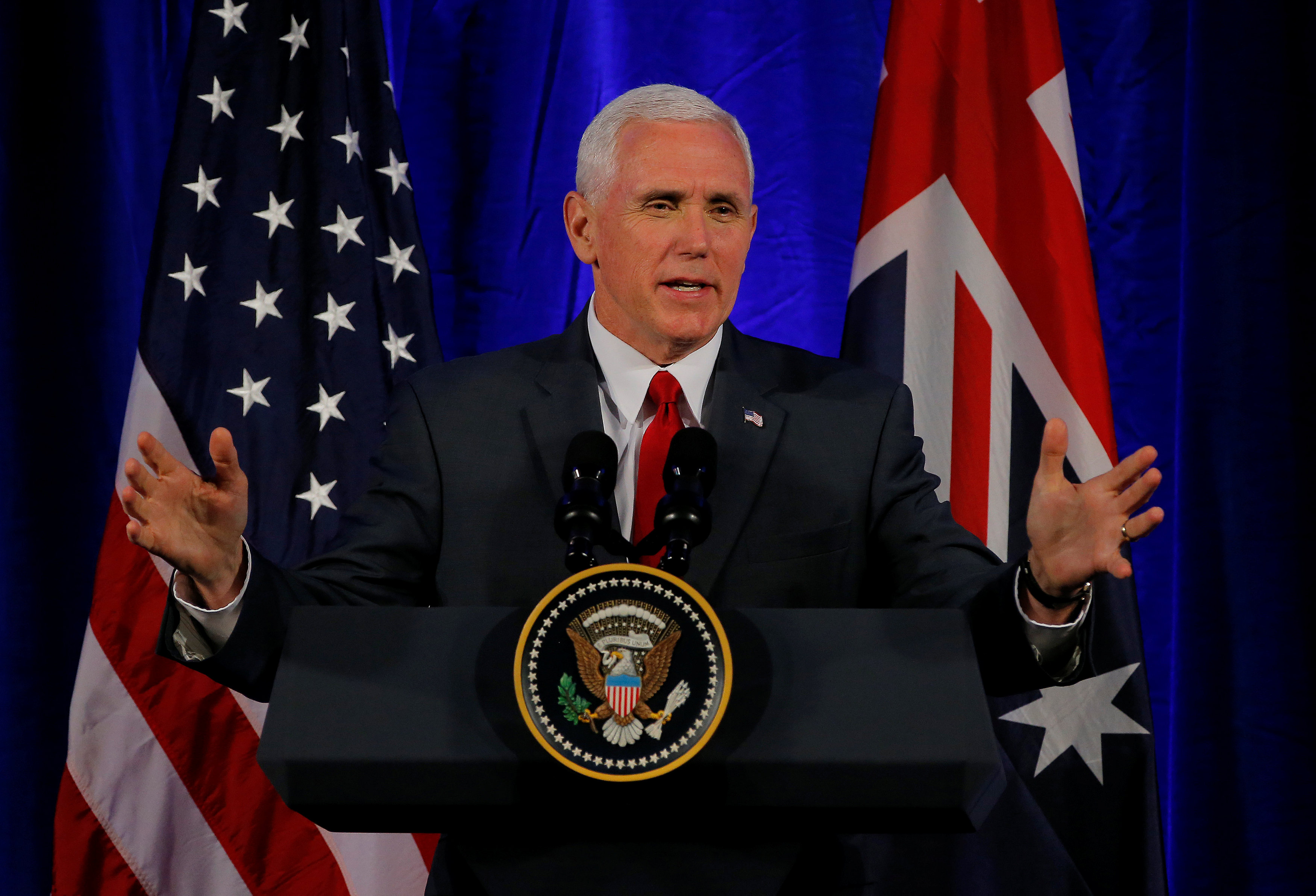 Peaceful outcome for Korean peninsula still possible, says Pence