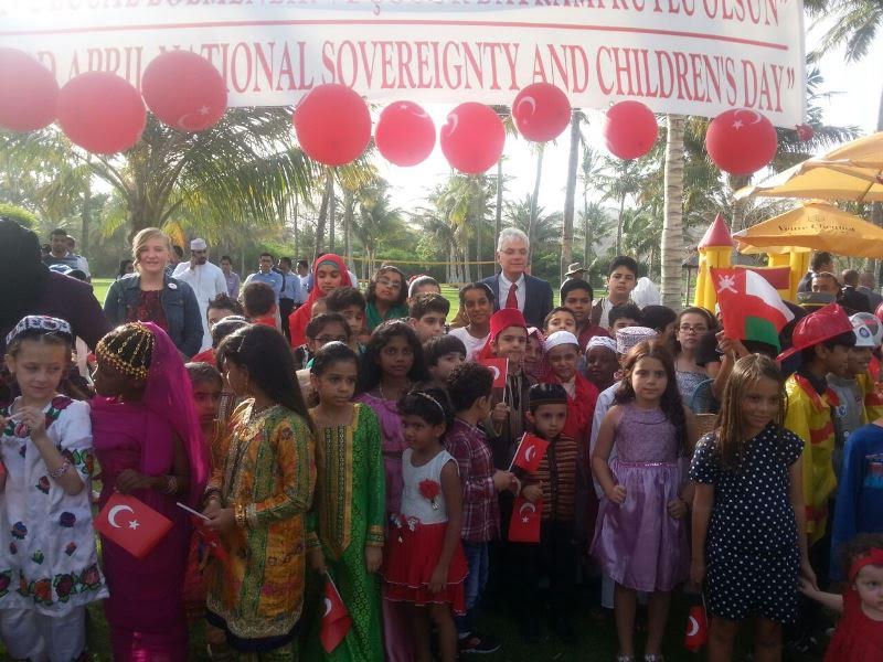 Children's Day of Turkey at Al Bustan Palace Hotel in Oman
