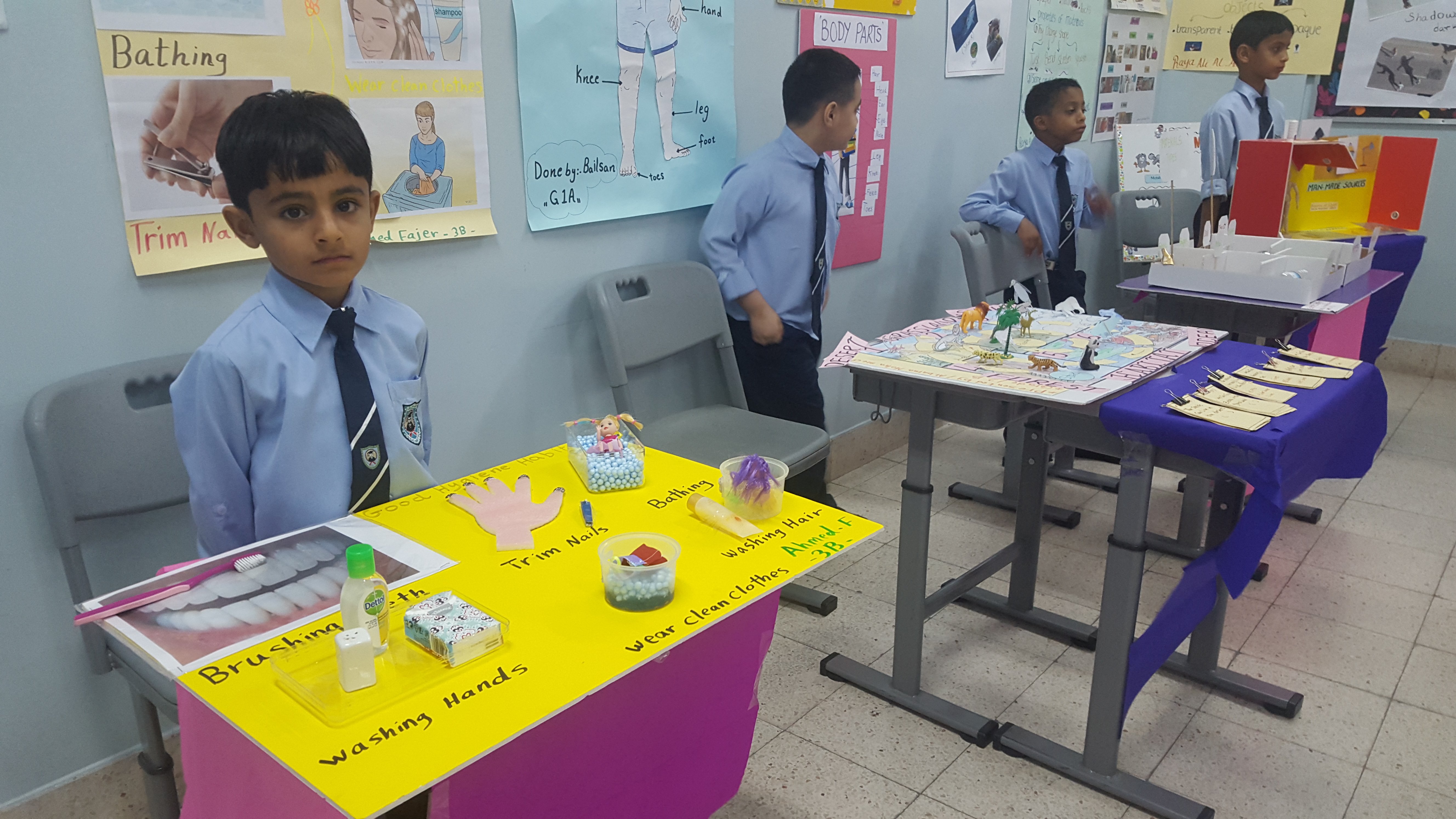 Al Injaz School's annual exhibition showcases students' work