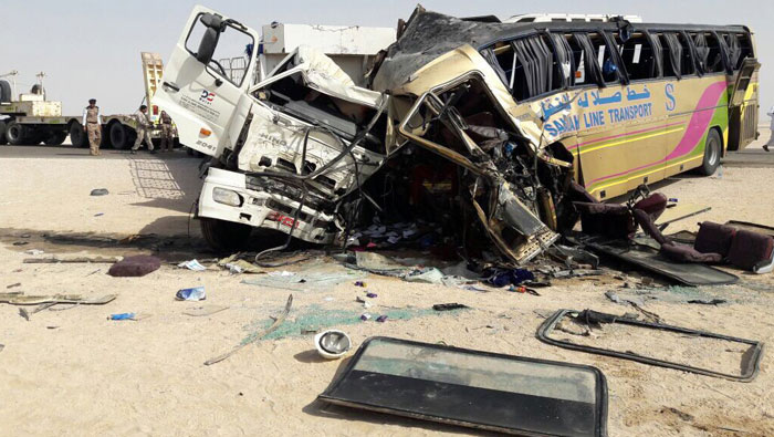 In pictures: Crash in Haima, Oman