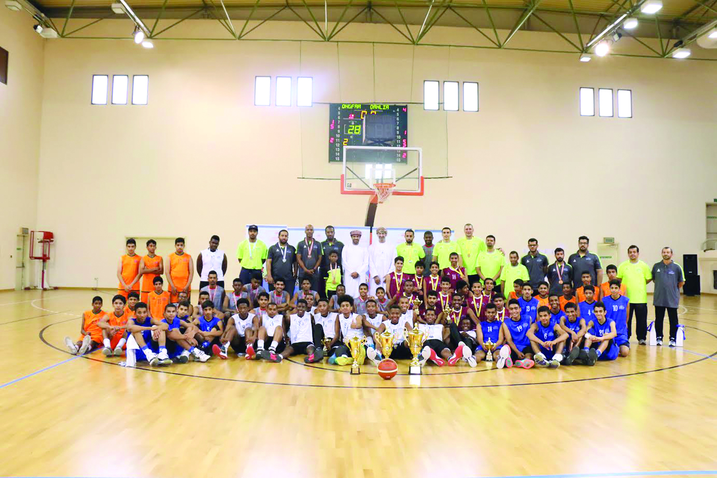 «محافظة شمال الباطنة» تتوّج بلقب دوري مراكز إعداد الناشئين لكرة السلة