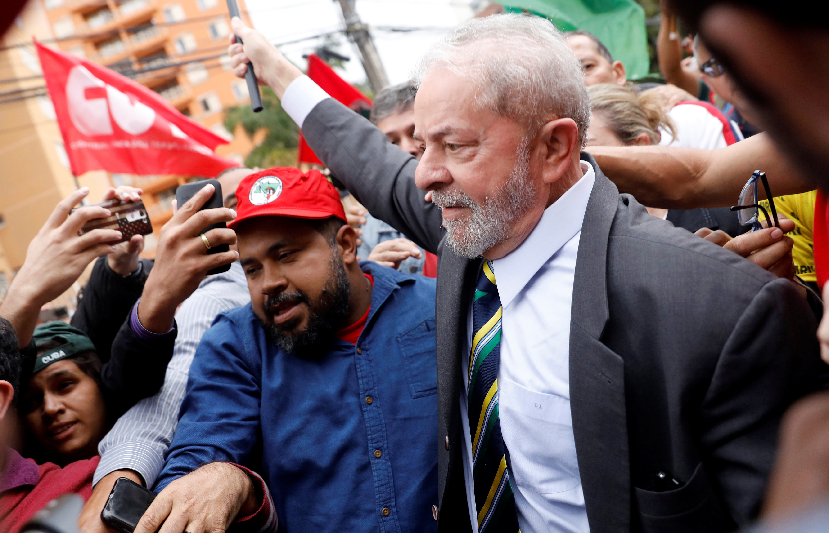 Brazil ex-president Lula appears in court to face graft charges