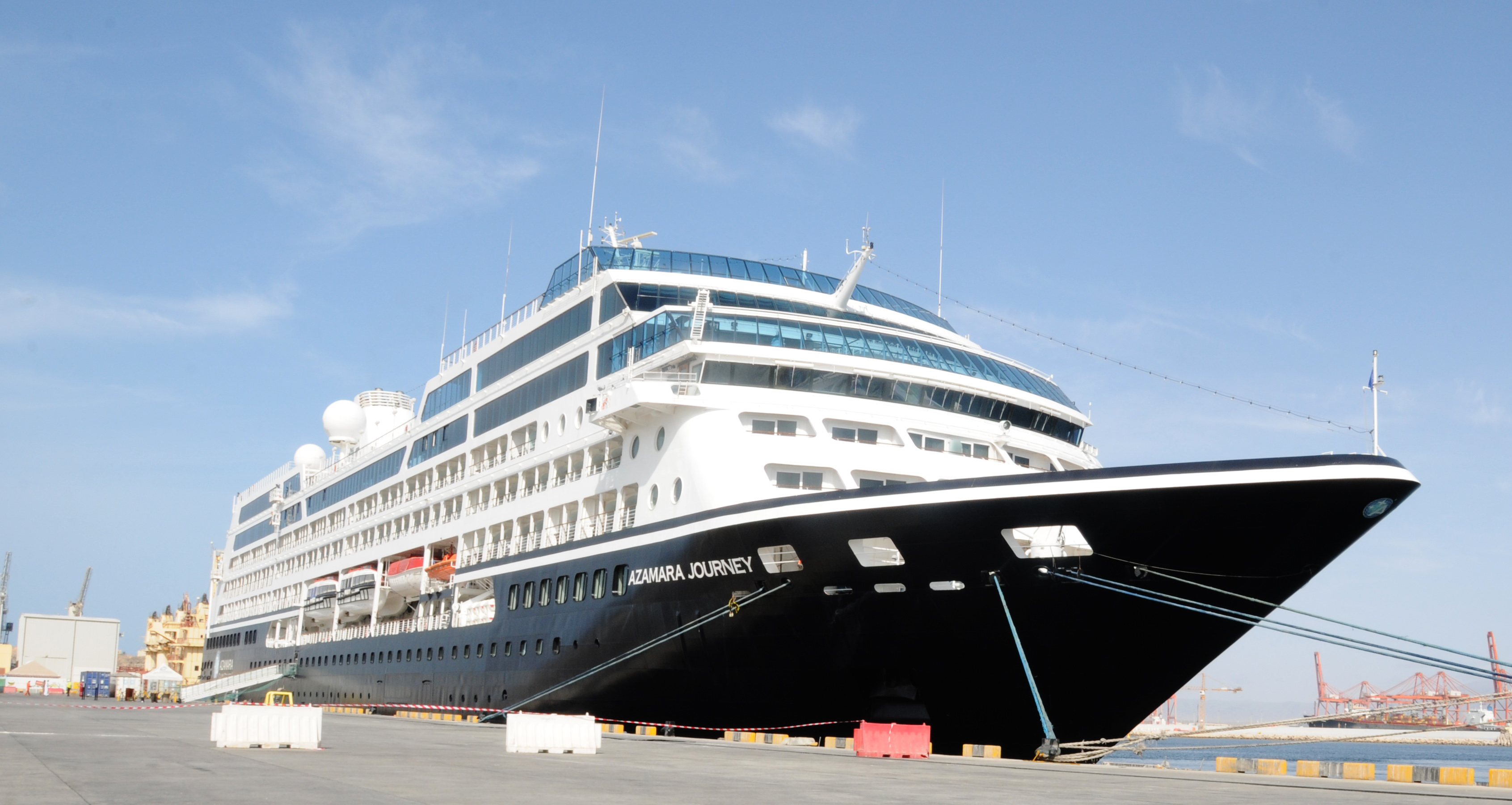 Maltese cruise ship visits Salalah Port in Oman