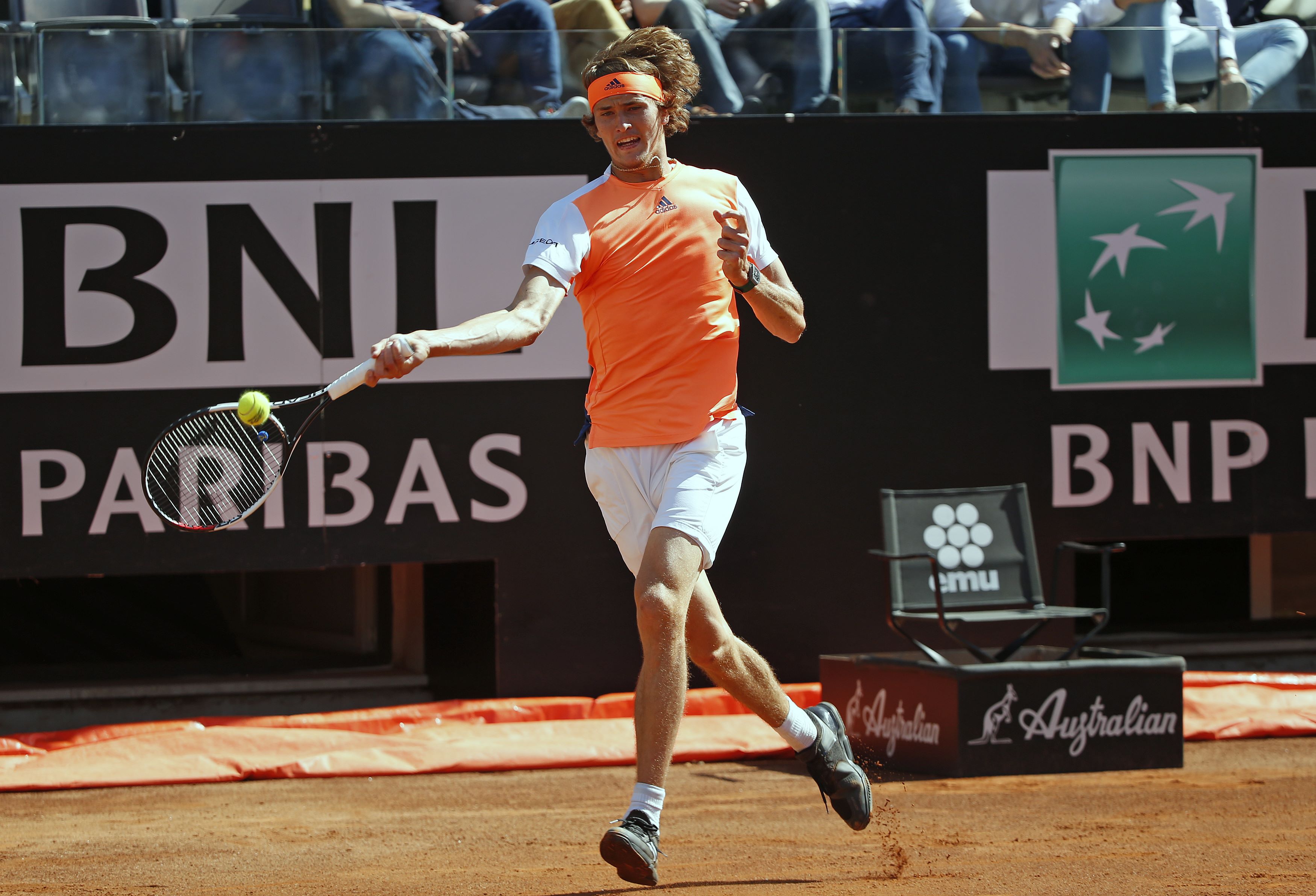 Tennis: Zverev downs Isner to reach Rome final