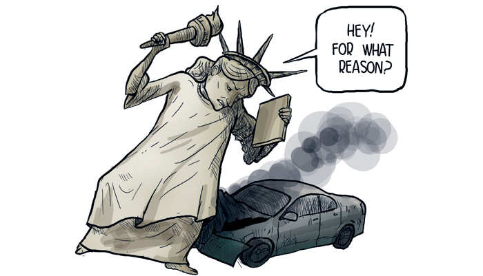 Times Square car crash