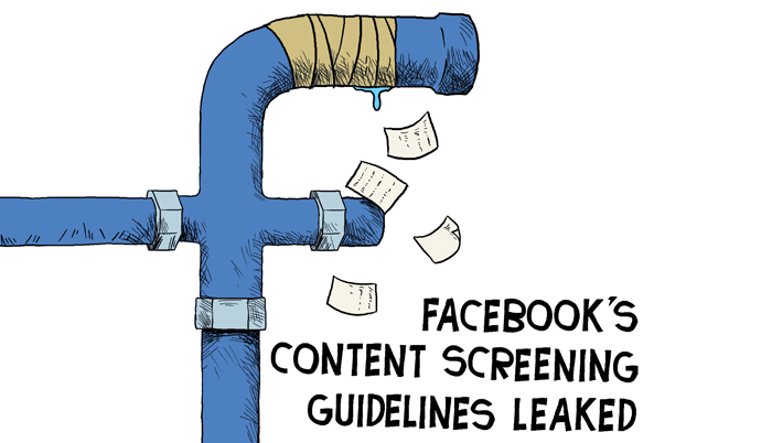 Facebook's content screening guidelines leaked