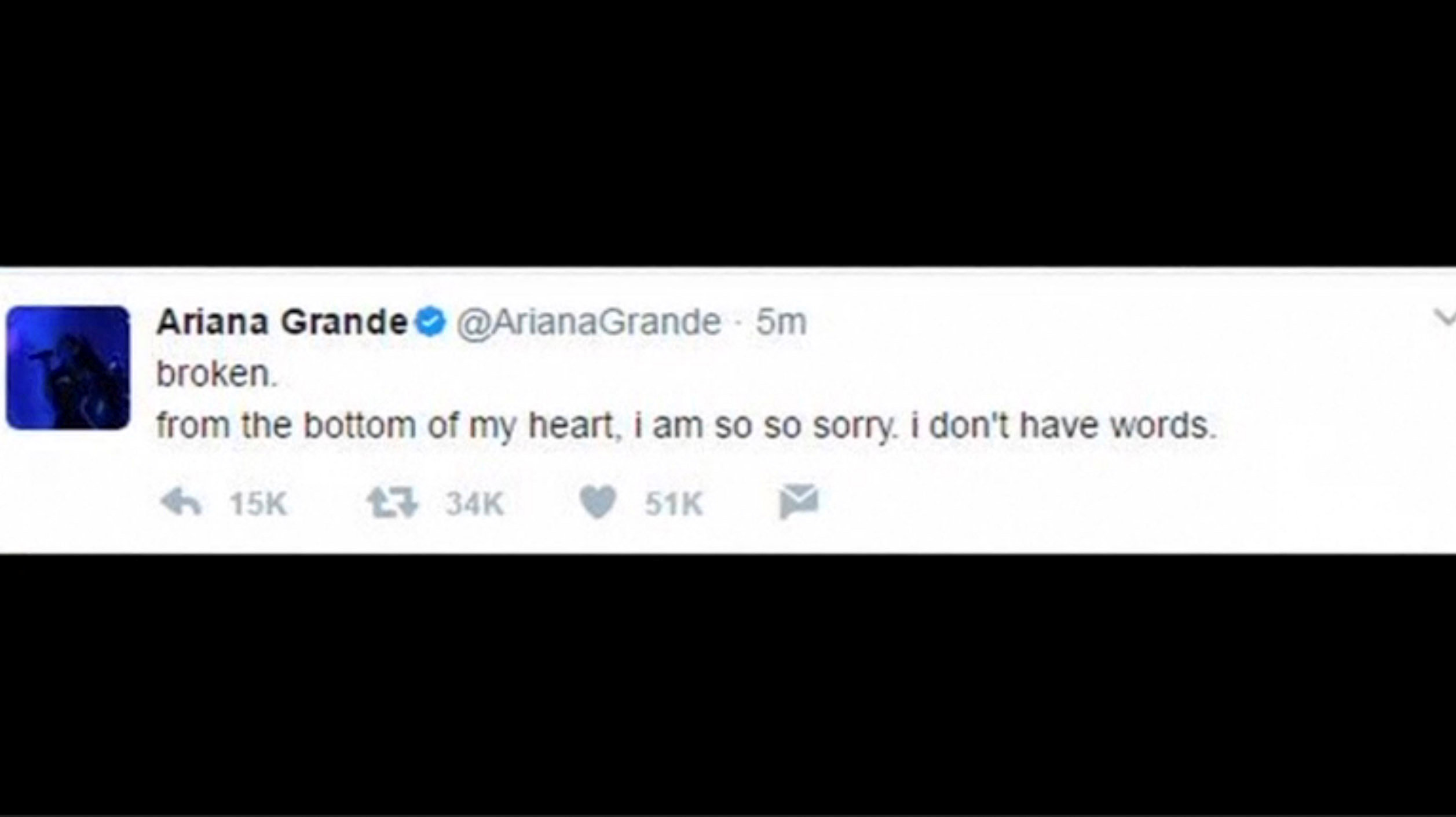 Ariana Grande suspends tour after terror attack
