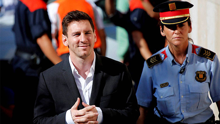 Barcelona 'fully support' Messi after fraud sentence