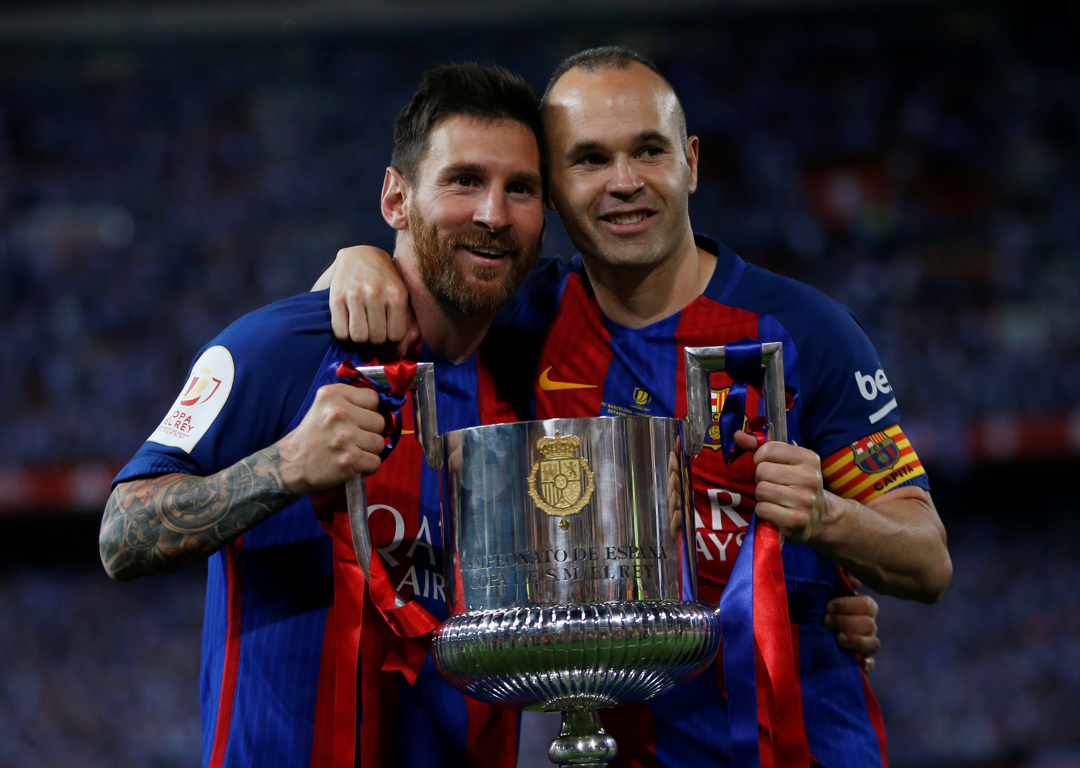 Football: Messi leads Barca to third King's Cup win in a row