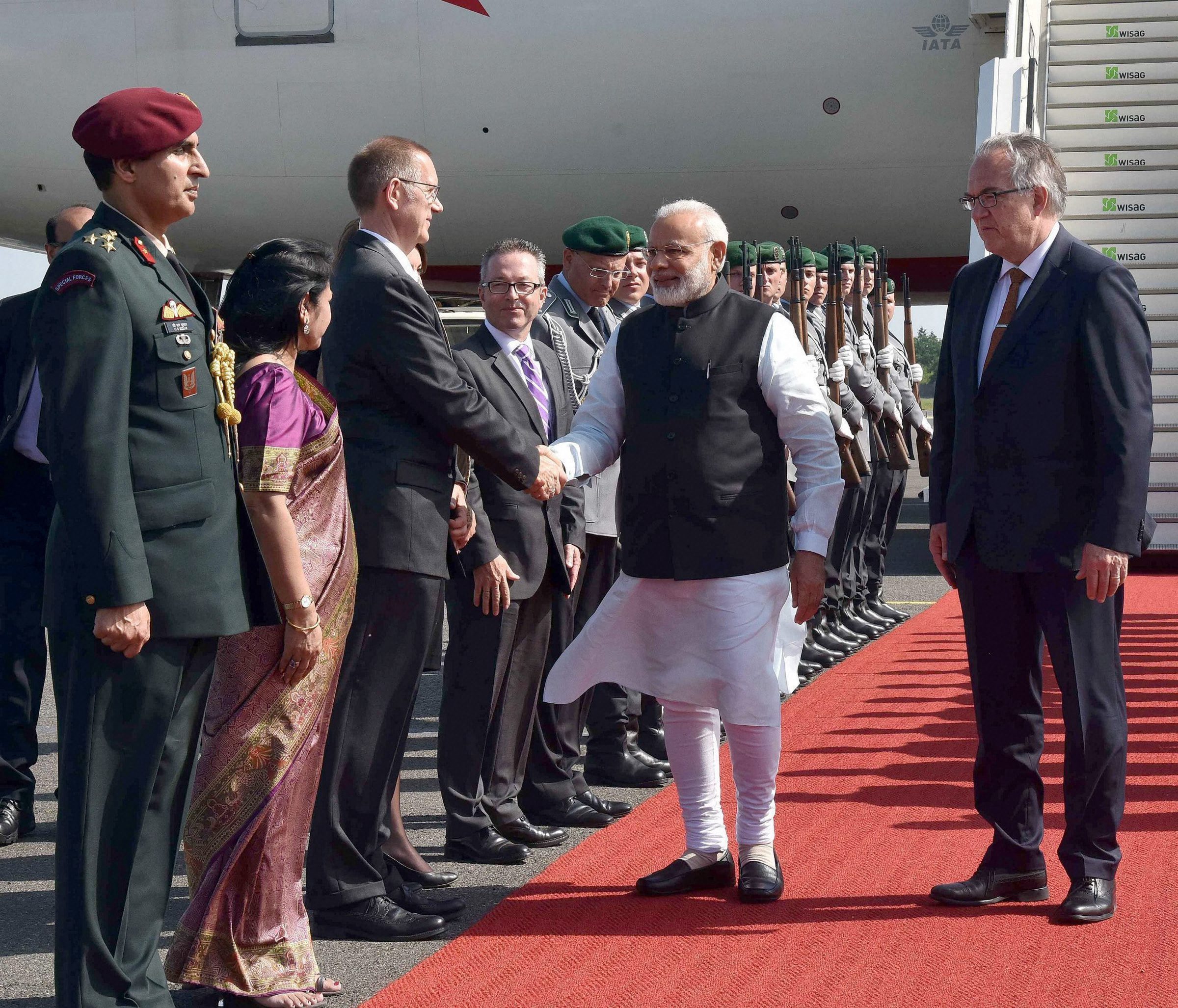 Modi arrives in Germany on first leg of four-nation tour