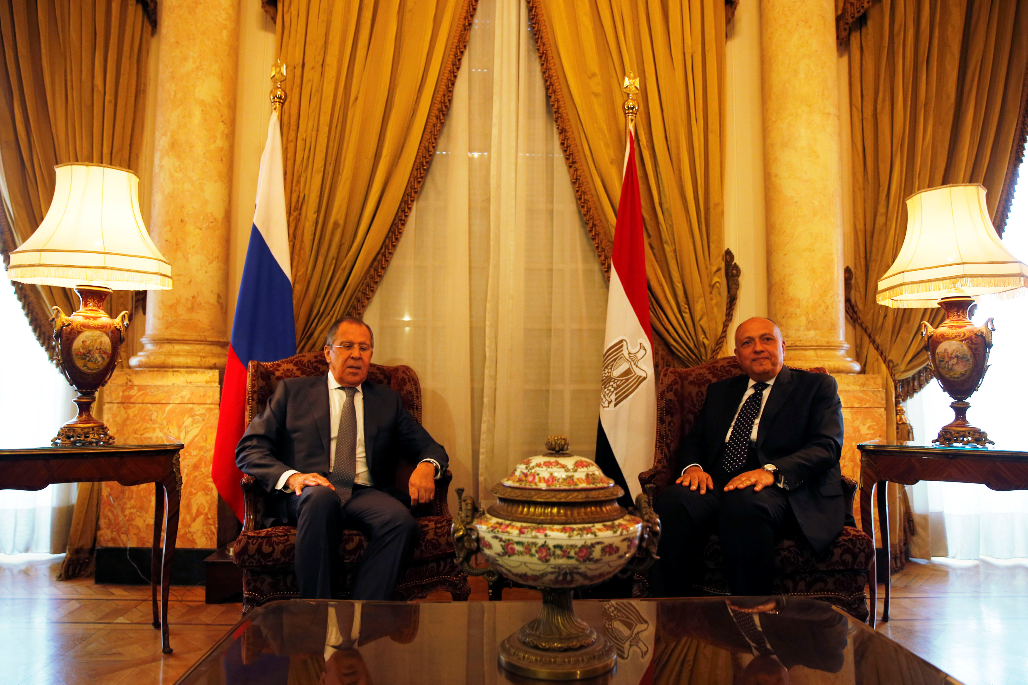 Egypt FM in meeting with Lavrov calls Libyan militant camps a direct threat