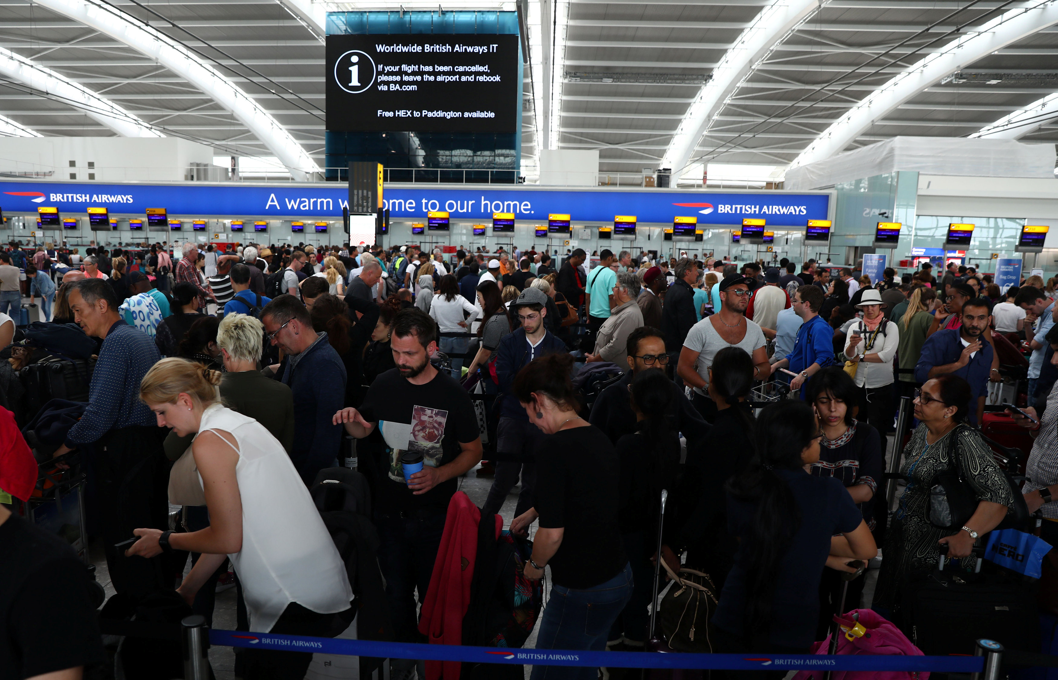 British Airways IT systems running again after weekend outage