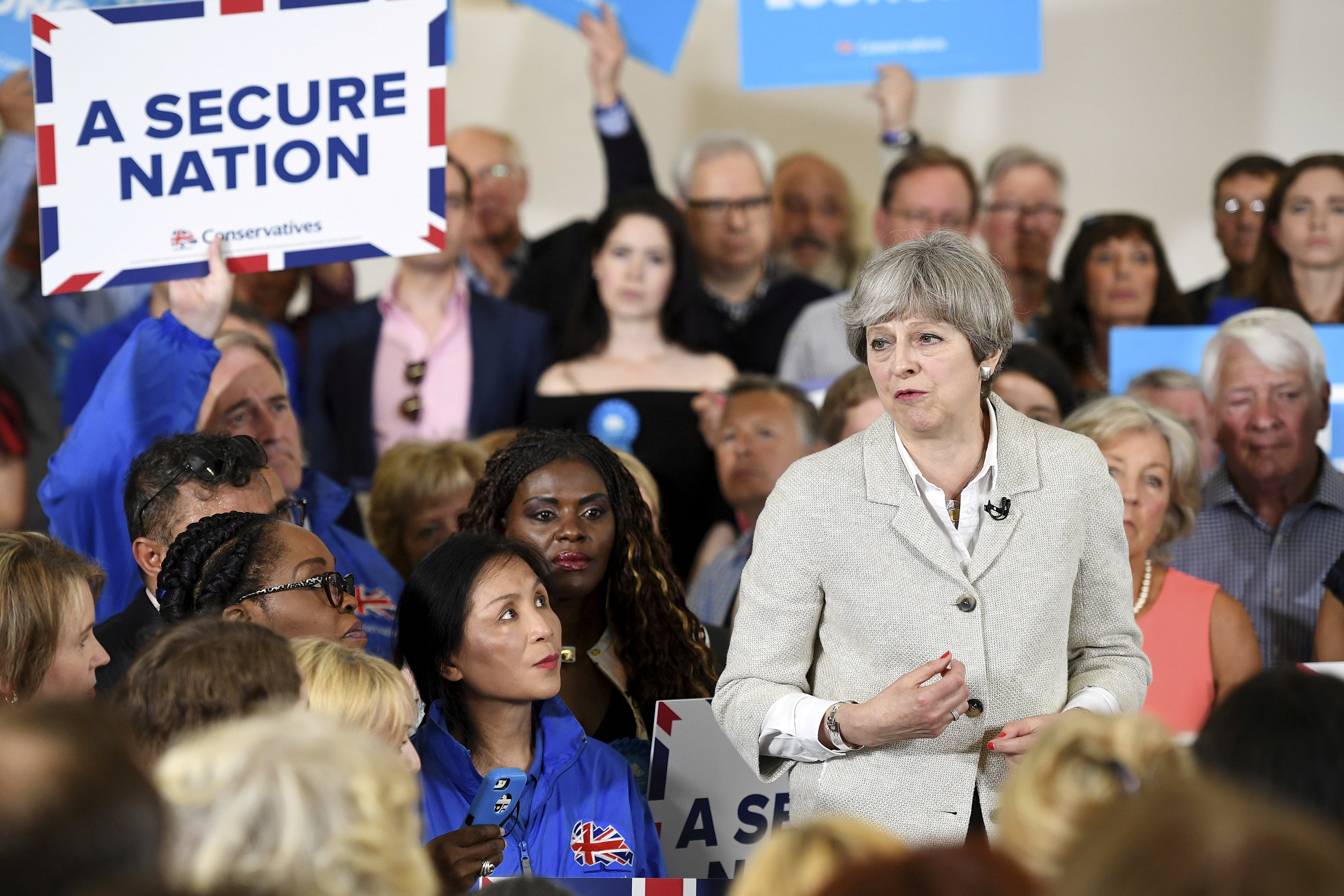 From landslide to upset defeat - scenarios for May's UK election