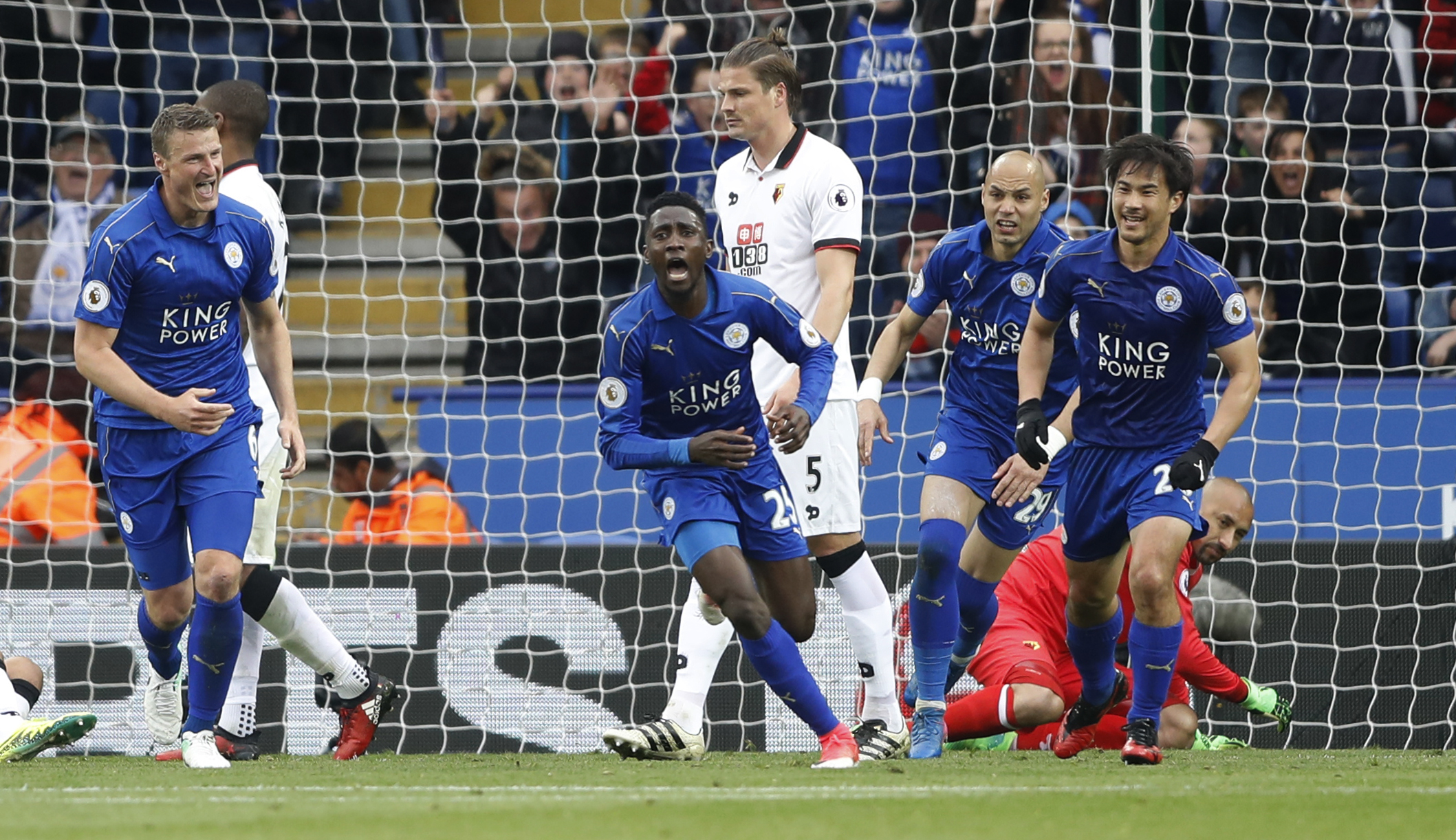 Football: Leicester ease past Watford to climb into top half