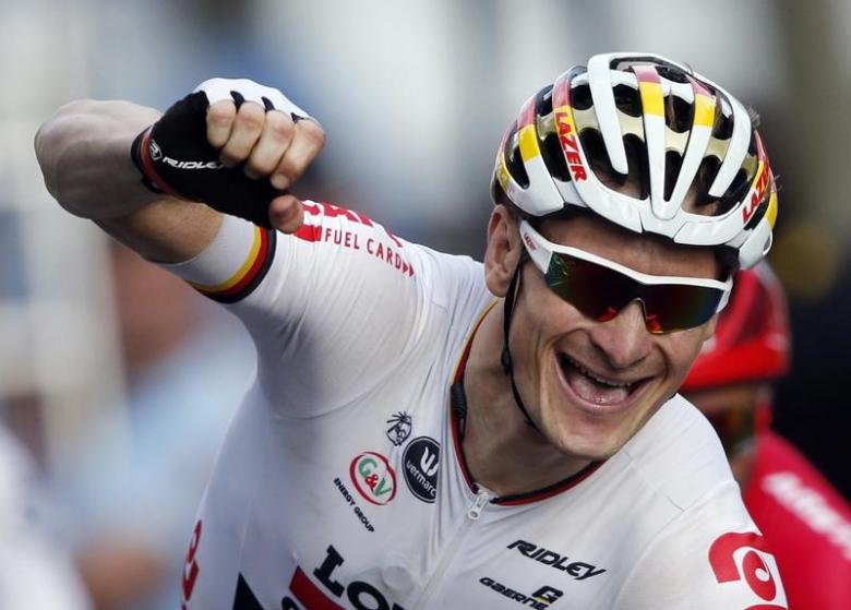 Cycling: Greipel wins Giro's stage two and takes overall lead