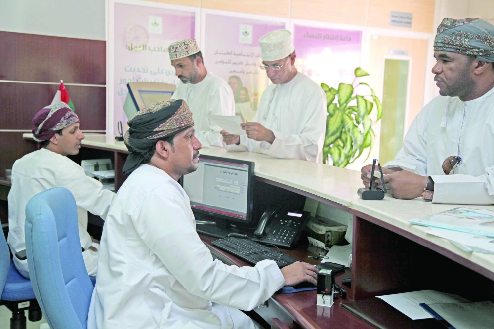 ارتفاع عدد المؤمن عليهم النشطين العاملين في القطاع الخاص بالسلطنة