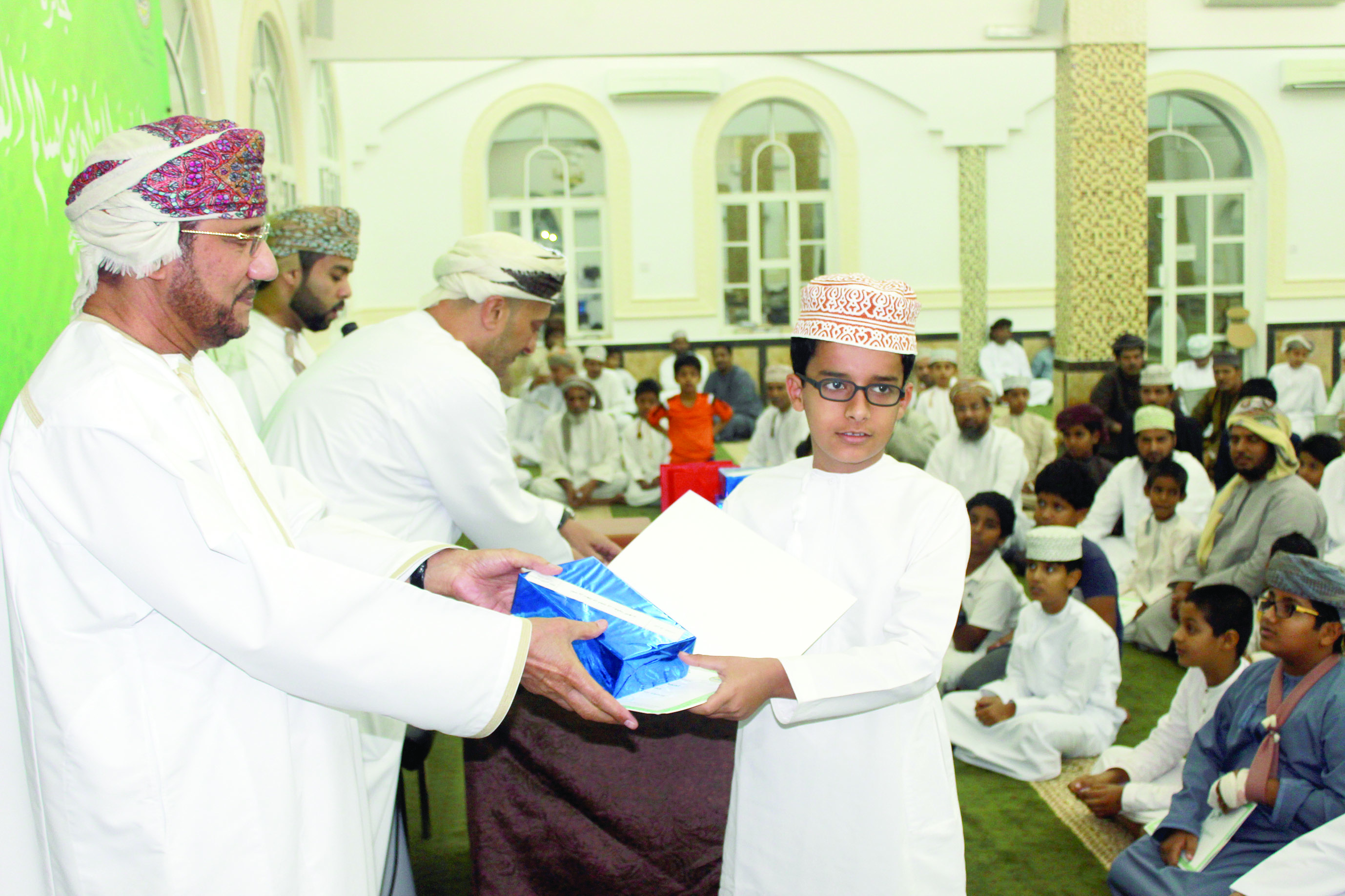 تكريم الفائزين بمسابقة عبدالقادر الغساني للقرآن الكريم