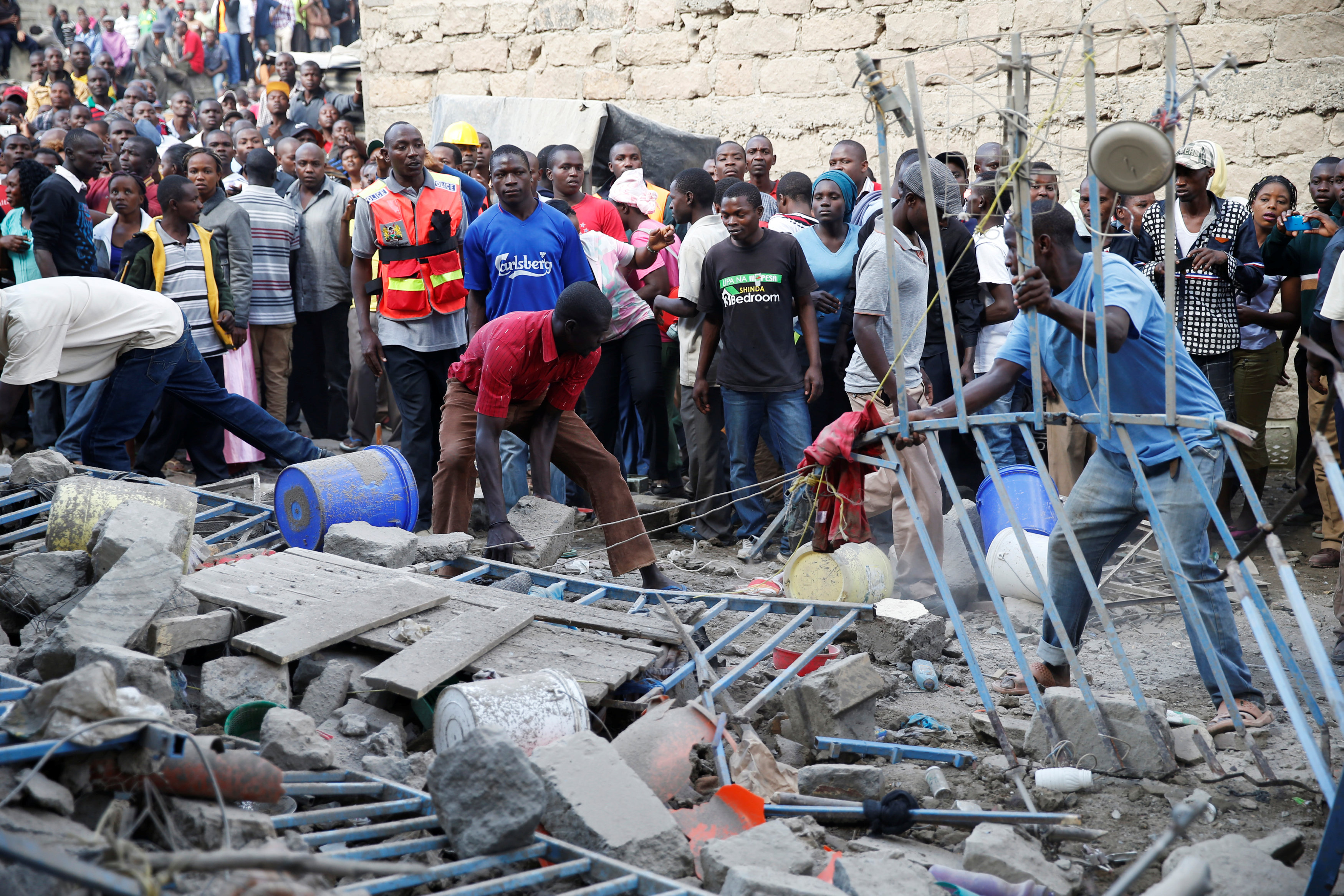 In pictures: Building collapses in Nairobi