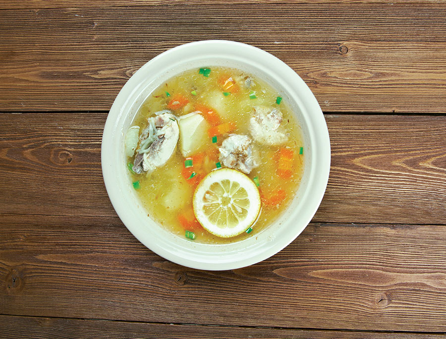 Ramadan food: Lemony chicken soup