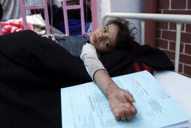 1400 وفاة بالكوليرا في اليمن خلال شهرين