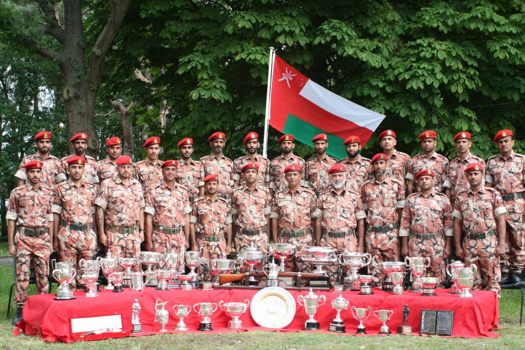 المركز الأول لفريق قوات السلطان المسلحة للرماية في مسابقة دولية