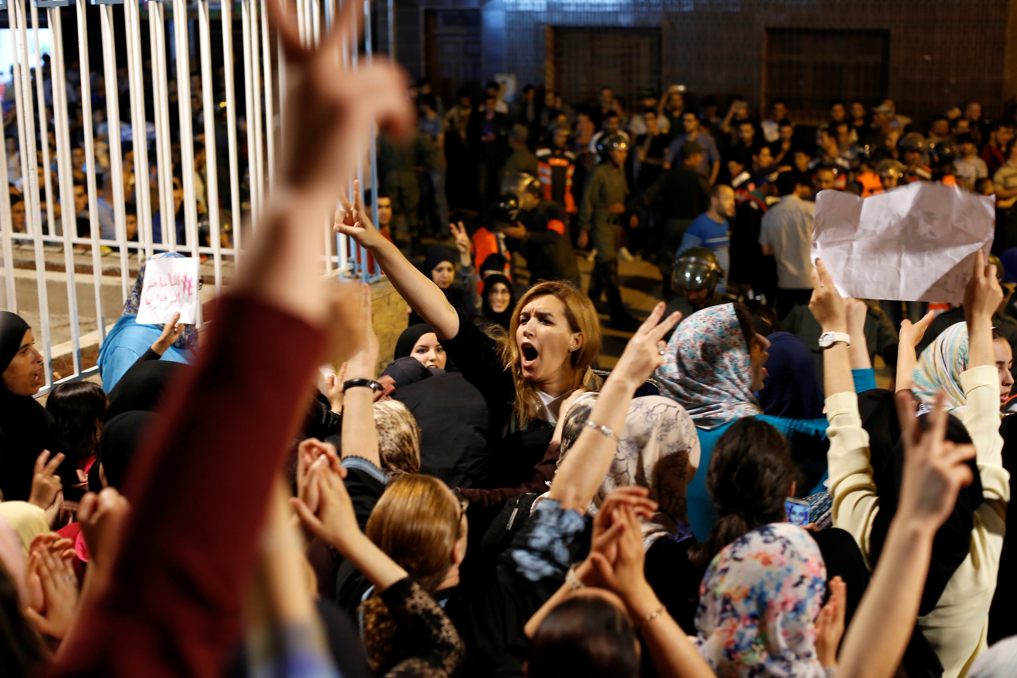 Moroccan police stifle women's protest in town of Al Hoceima