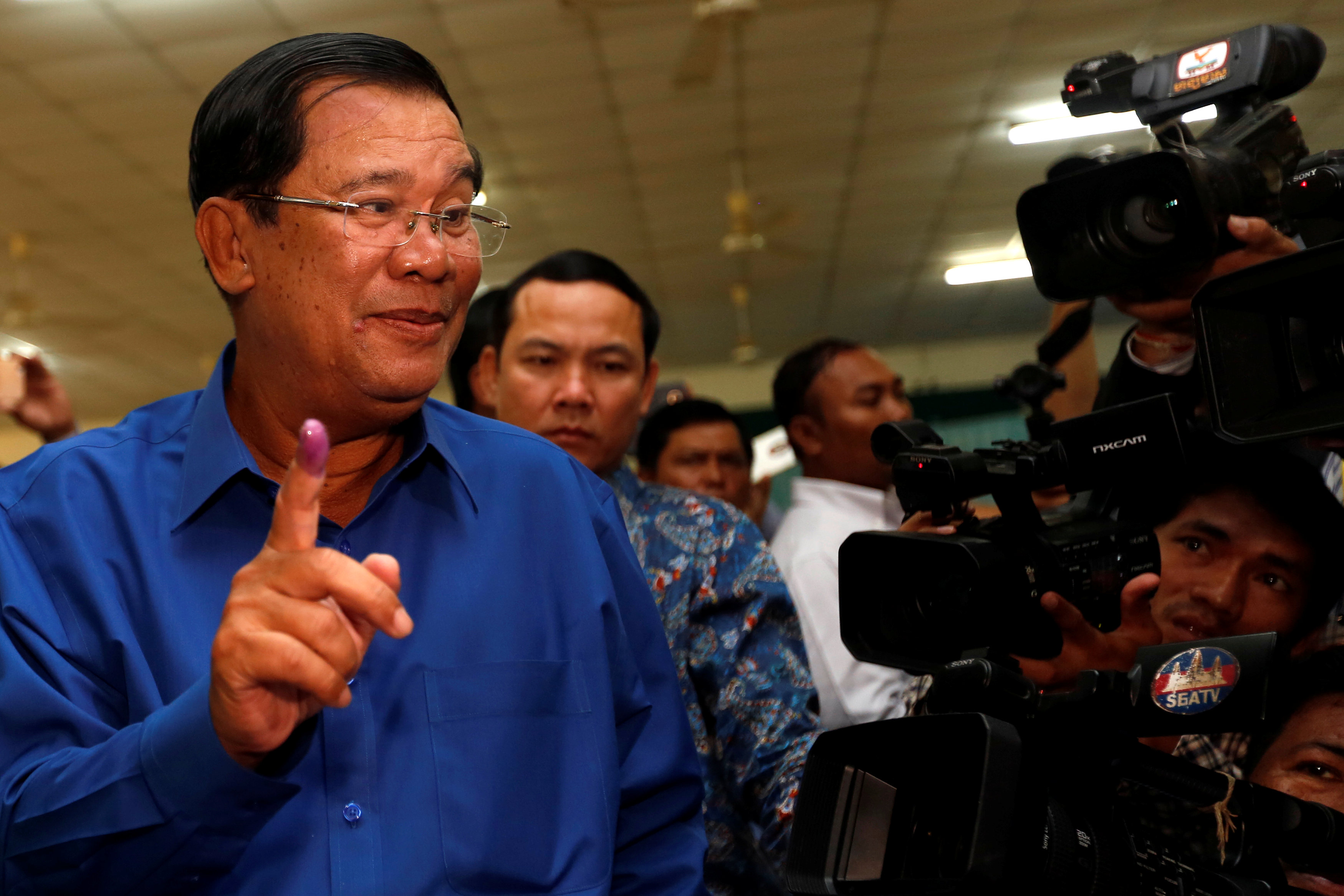 Cambodia's Prime Minister confident of keeping power after local vote