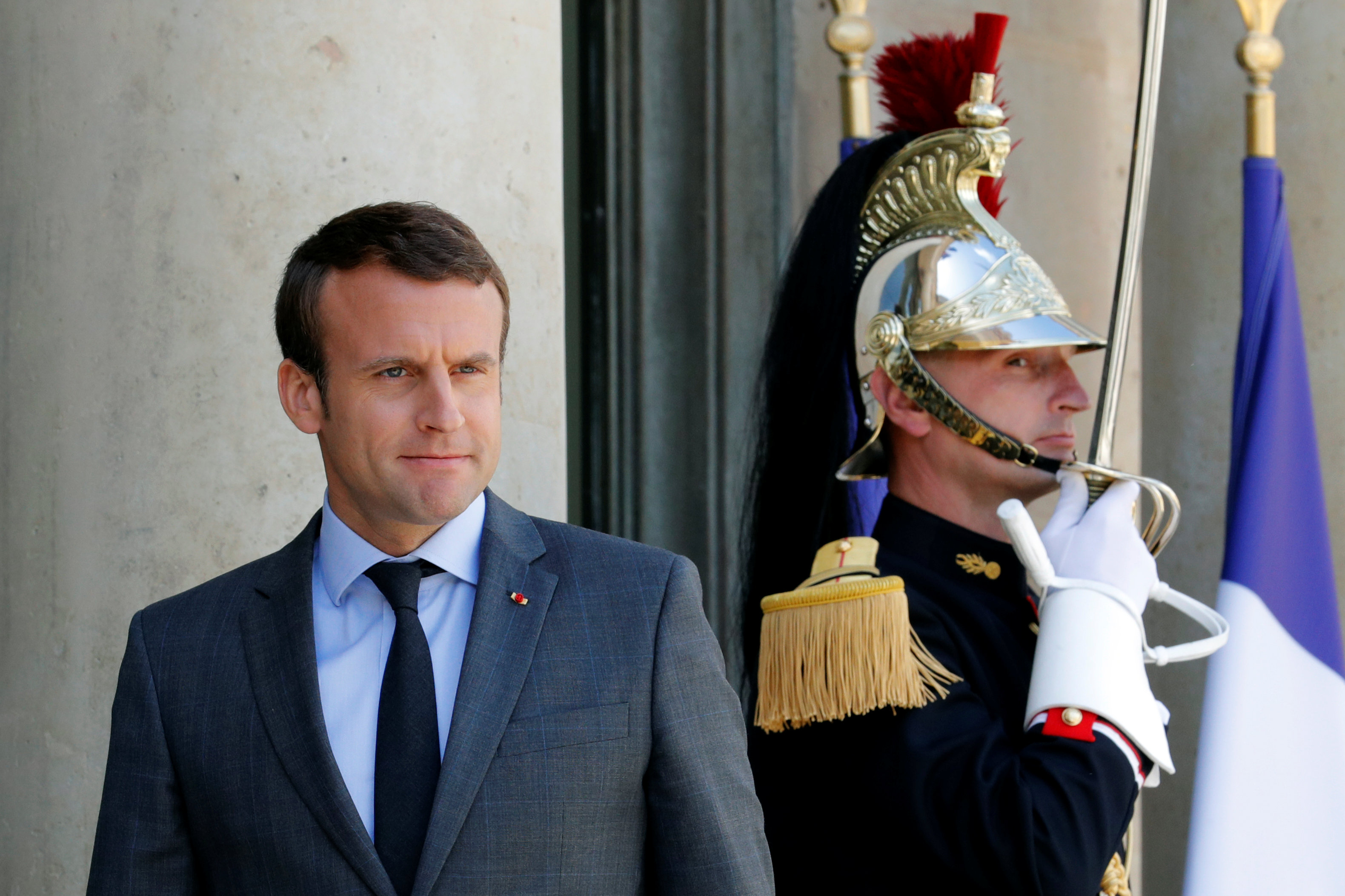 France's Macron set for biggest majority since De Gaulle - poll