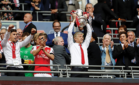 On the ball: Arsenal fans in Oman thrilled with FA Cup victory