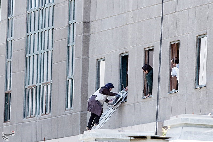 In pictures: Attackers bomb Iran parliament, mausoleum