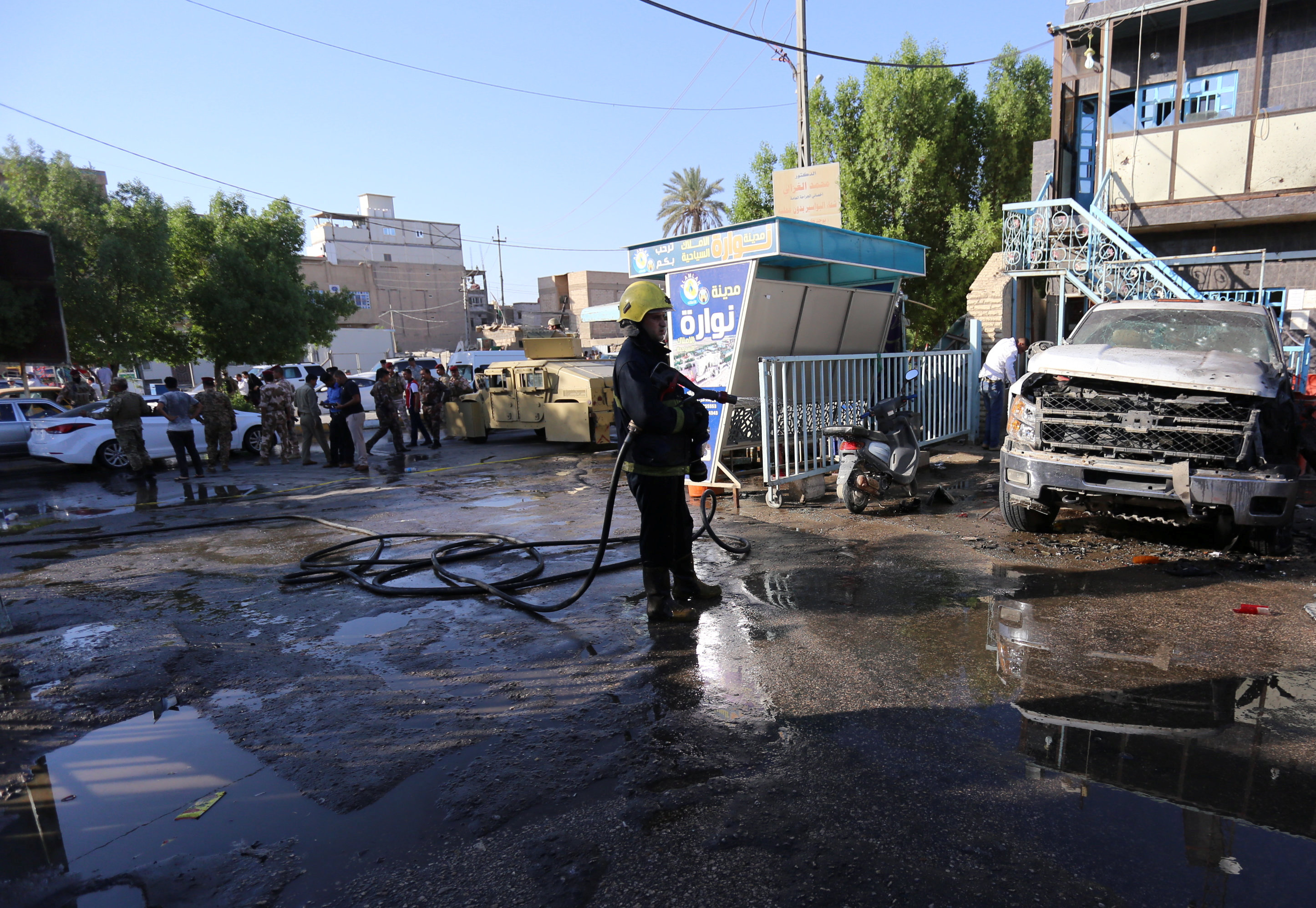 20 قتيلا و25 جريحا في انفجار بغداد