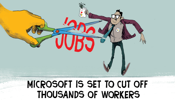 Microsoft to cut off thousands of workers