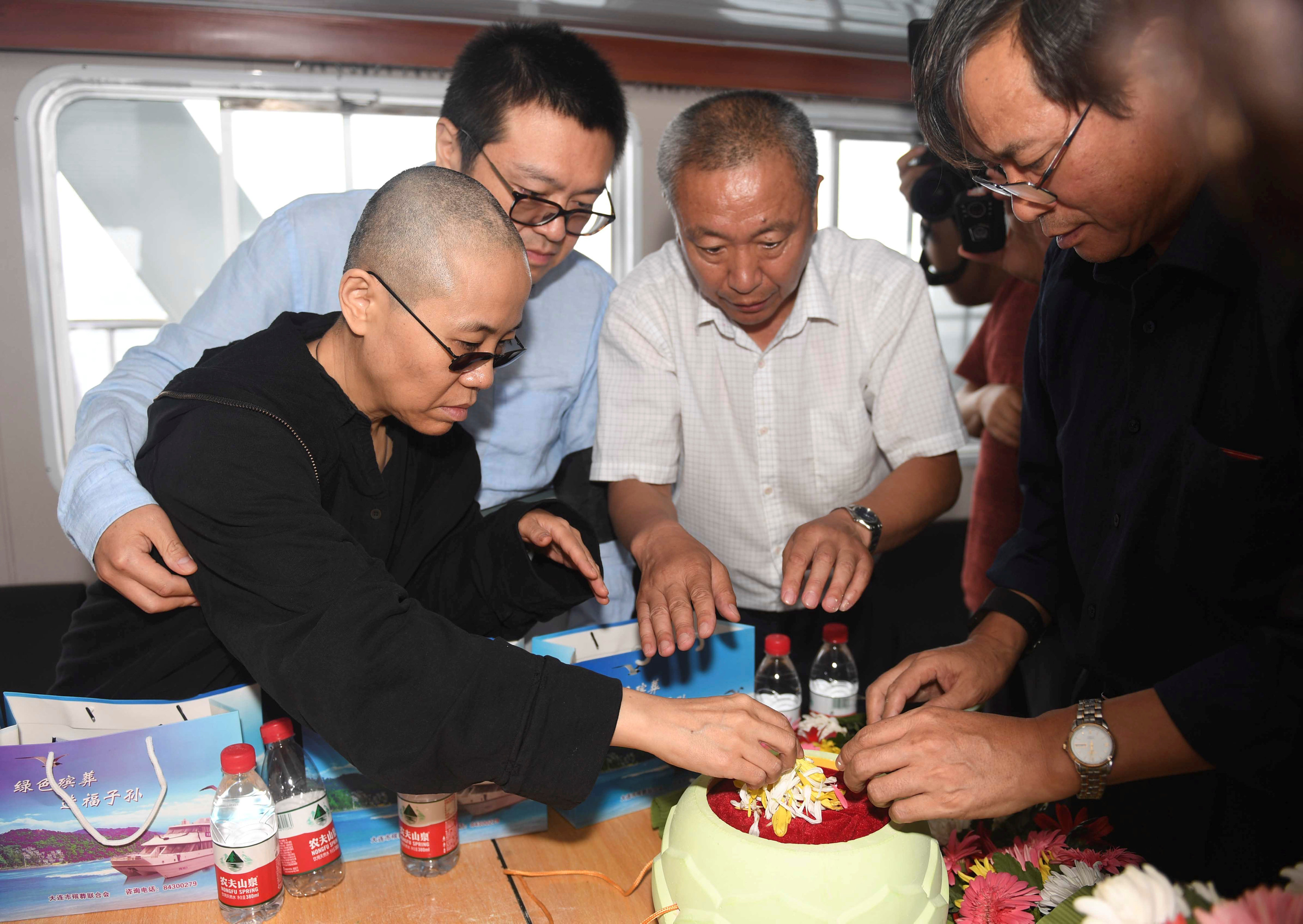 Chinese Nobel laureate dissident Liu Xiaobo's ashes scattered at sea