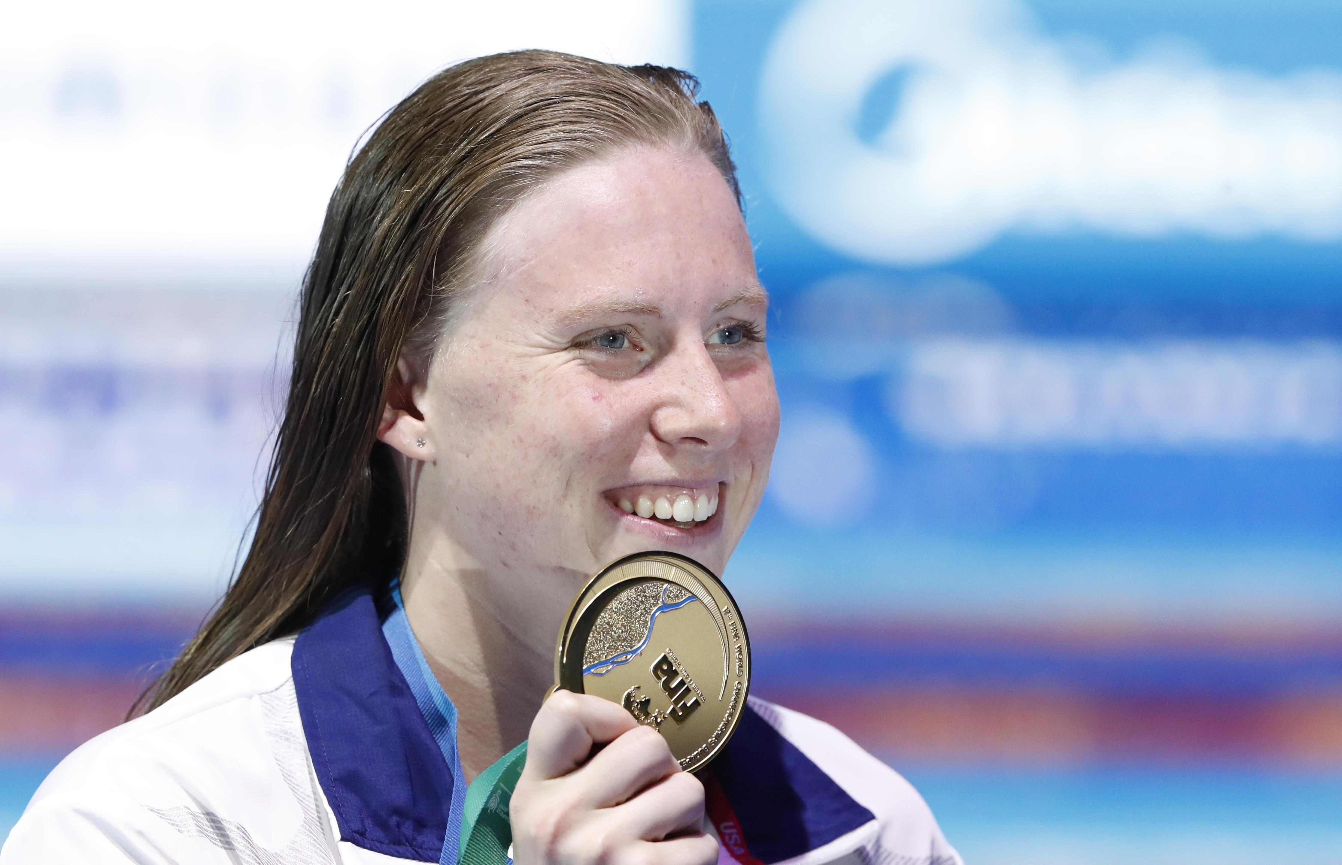 Swimming: America's Lilly King breaks women's 100m breaststroke world ...
