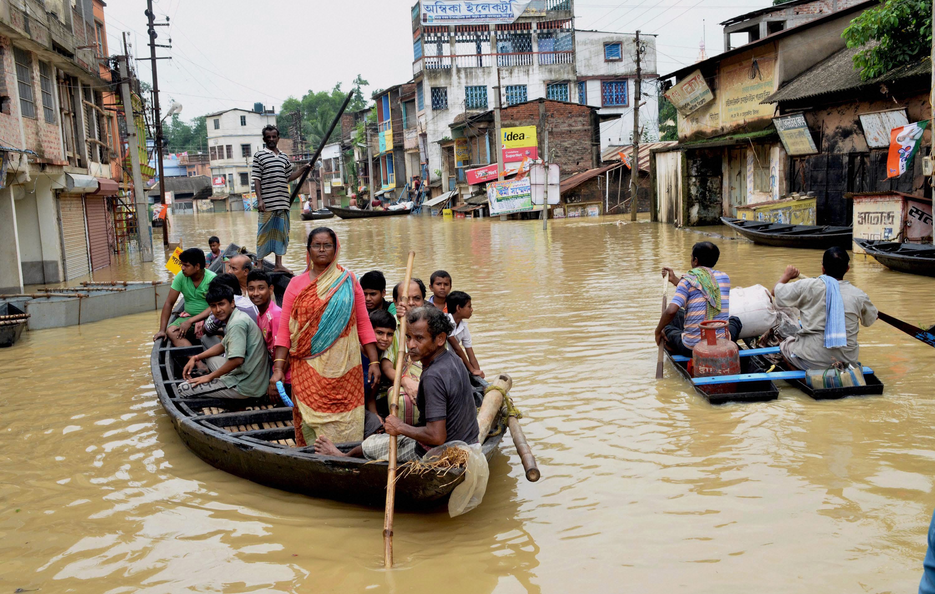 Flooding hits western, eastern India, 75 killed, more than 25,000 displaced