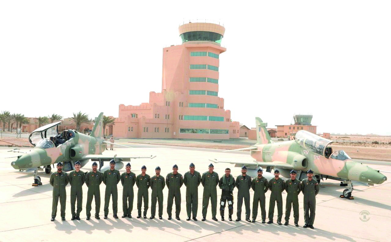 Royal Air Force of Oman celebrates the arrival Hawk trainer aircraft