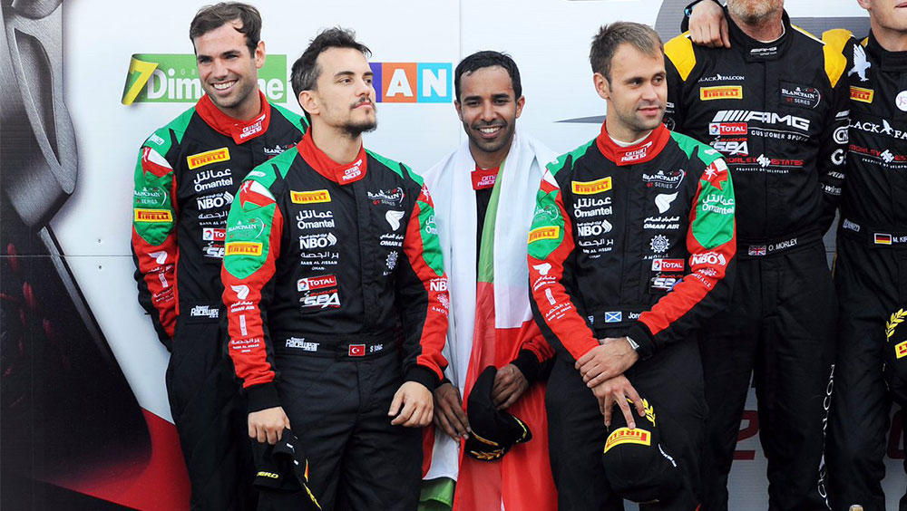In pictures: Al Harthy celebrates Spa race win, Blancpain Pro-Am championship