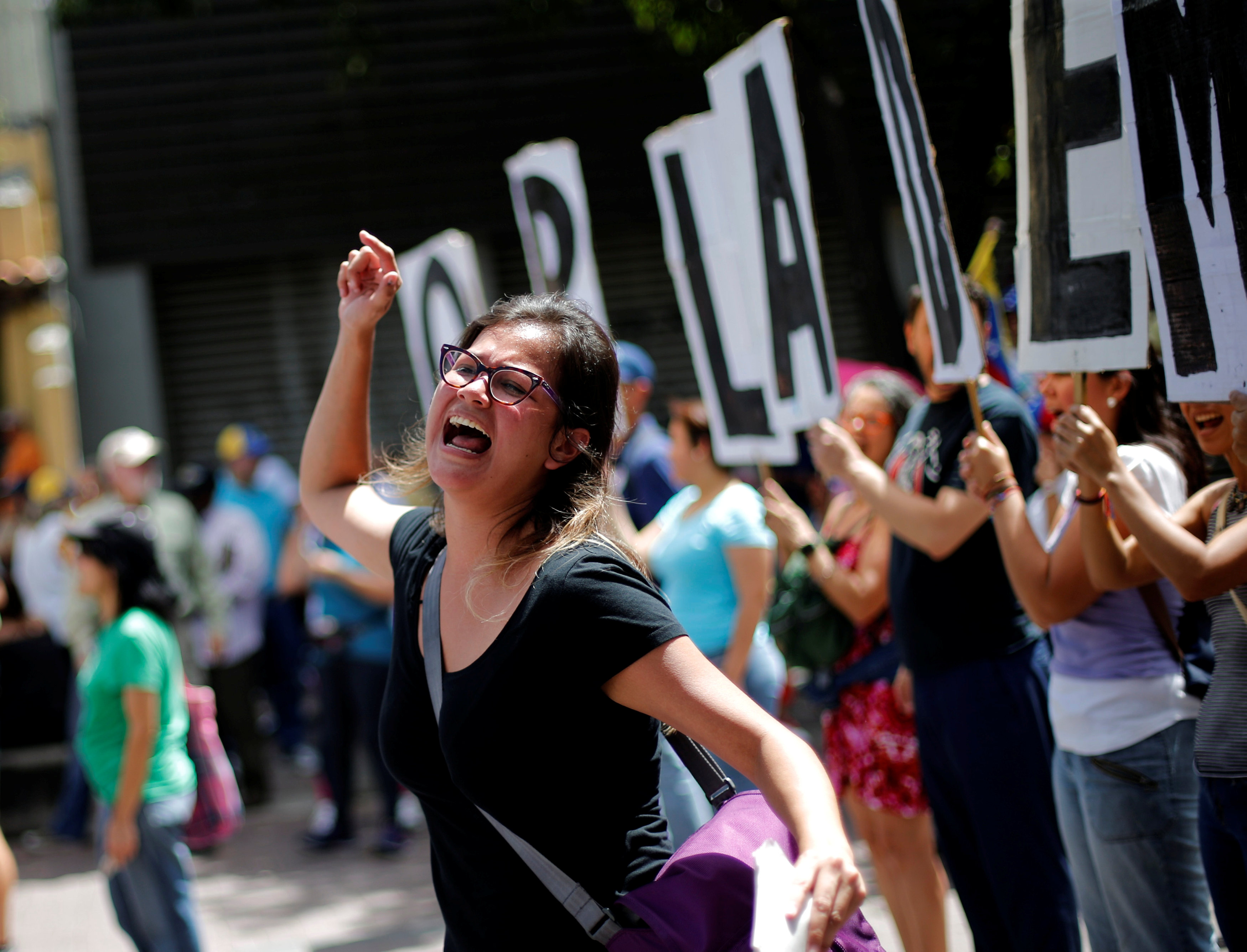 In pictures: Protest in Venezuela