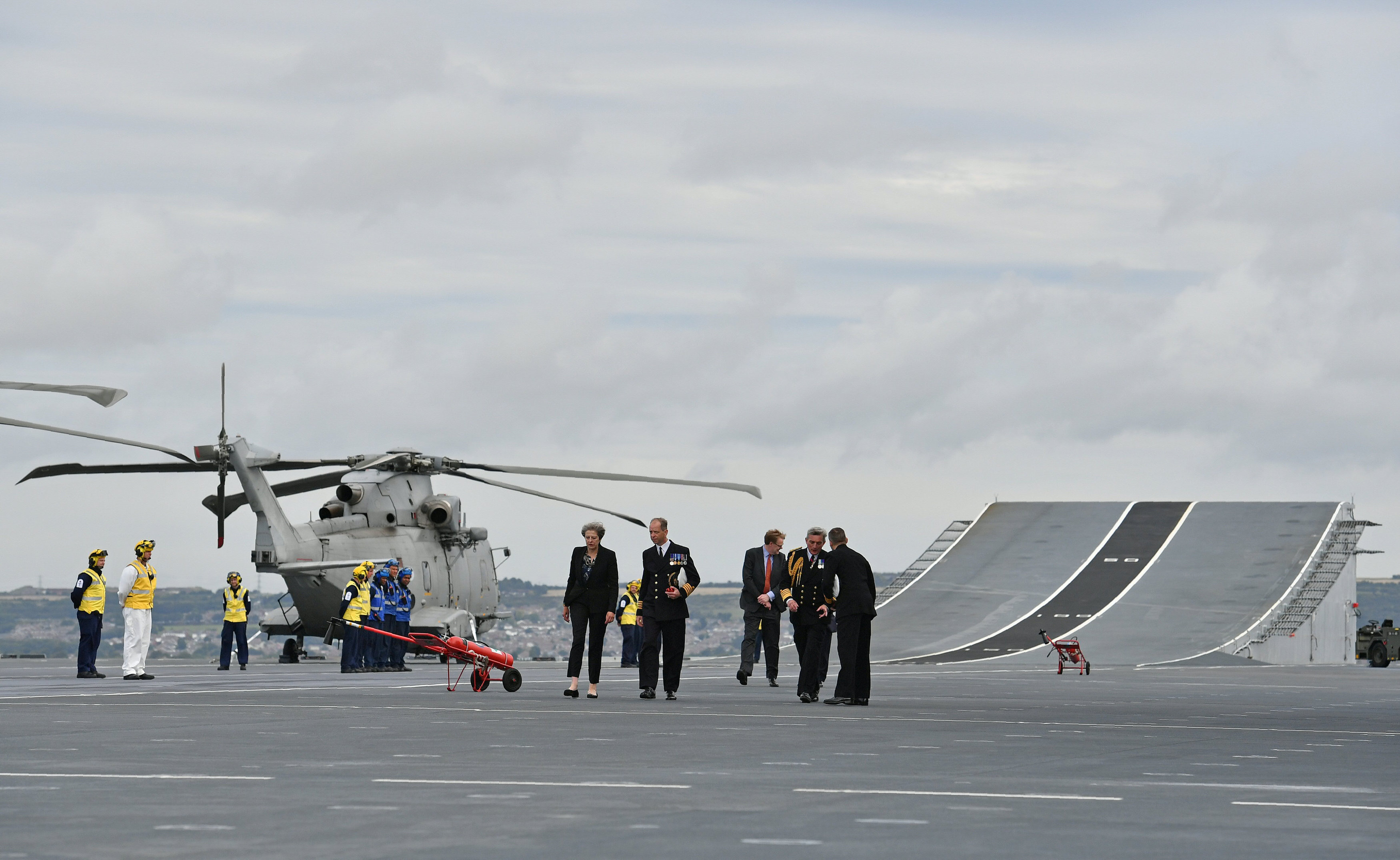 In pictures: Britain Royal Navy's new aircraft carrier HMS Queen Elizabeth