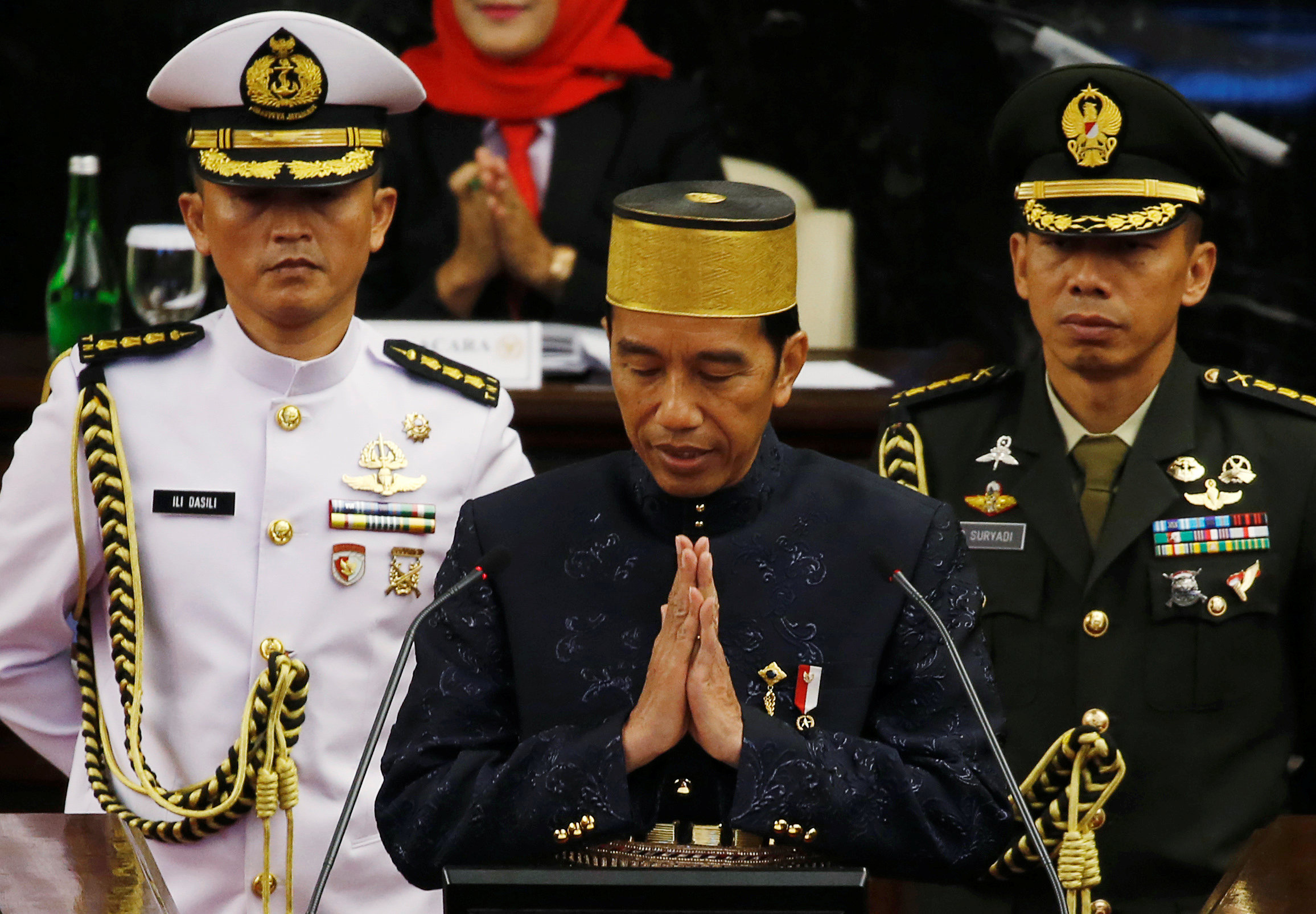 Indonesia president pledges to tackle extremism, wealth distribution